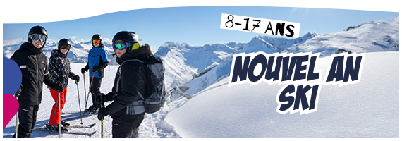 fêter le nouvel an au ski pour les 8-17 ans avec l'odel